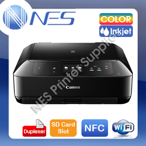 Canon MG7760-BK 3-in-1 Wireless Inkjet Printer+Duplex+NFC+CD/DVD Print+SD Slot